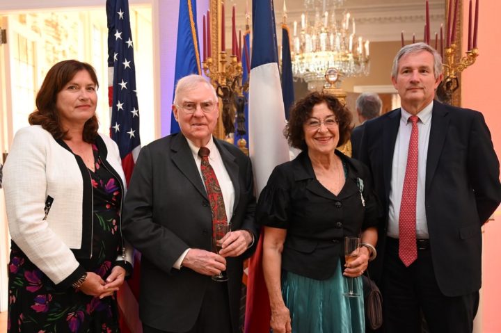 Dominique Lallement, President of AFC is awarded the medal of Chevalier des Arts et des Lettres