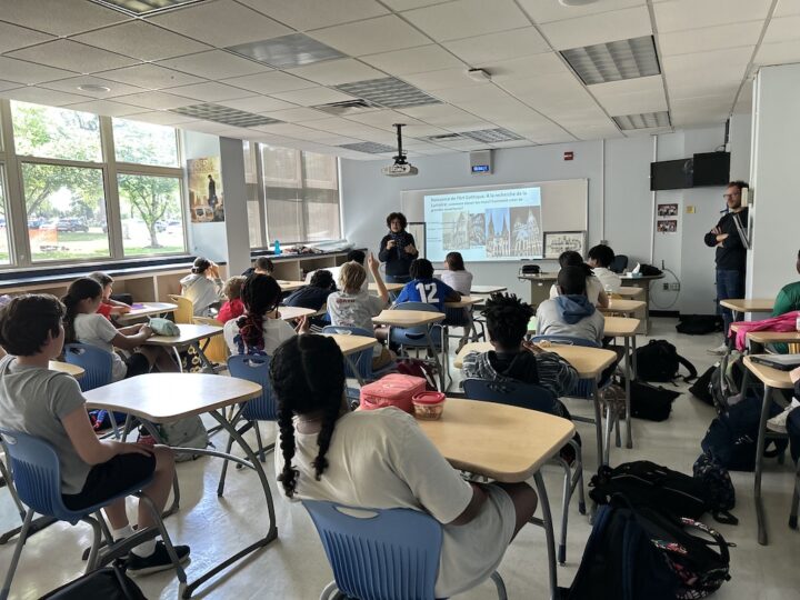 Lycée Rochambeau, In-Class Presentation to 5ième/ 7th graders